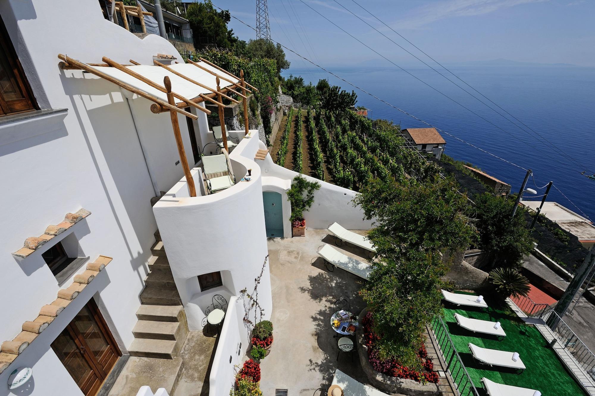 Villa La Casa Del Melograno Furore Exterior foto